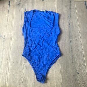 Blue zara women’s bodysuit
